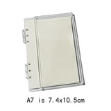 Maxbell Loose Page Diary Book Creative Stationery for Journaling Drawing Note Taking A5 Clear