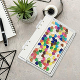 Maxbell Loose Page Diary Book Creative Stationery for Journaling Drawing Note Taking A5 Heart