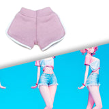 Maxbell 1/6 Scale Yoga Shorts Cosplay for 12'' inch Woman Action Figure Fashion Doll Pink