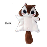 Maxbell Cute Squirrel Key Chain Soft Realistic Car Pendant Birthday Gift Key Pendant Brown