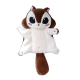 Maxbell Cute Squirrel Key Chain Soft Realistic Car Pendant Birthday Gift Key Pendant Brown