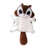 Maxbell Cute Squirrel Key Chain Soft Realistic Car Pendant Birthday Gift Key Pendant Brown
