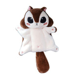 Maxbell Cute Squirrel Key Chain Soft Realistic Car Pendant Birthday Gift Key Pendant Brown