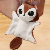 Maxbell Cute Squirrel Key Chain Soft Realistic Car Pendant Birthday Gift Key Pendant Brown