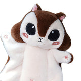 Maxbell Cute Squirrel Key Chain Soft Realistic Car Pendant Birthday Gift Key Pendant Brown