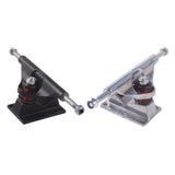 Maxbell Skateboard Truck Professional Aluminum Alloy Skateboard Pad Skateboard Wheel black