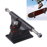 Maxbell Skateboard Truck Professional Aluminum Alloy Skateboard Pad Skateboard Wheel black