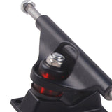 Maxbell Skateboard Truck Professional Aluminum Alloy Skateboard Pad Skateboard Wheel black
