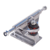 Maxbell Skateboard Truck Professional Aluminum Alloy Skateboard Pad Skateboard Wheel silver