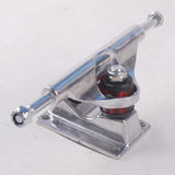 Maxbell Skateboard Truck Professional Aluminum Alloy Skateboard Pad Skateboard Wheel silver