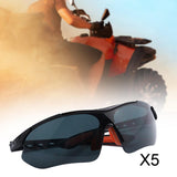 Maxbell 5x Sports Goggles Adult Protective Eyewear for Cycling Sports Outdoor Sports grey