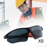 Maxbell 5x Sports Goggles Adult Protective Eyewear for Cycling Sports Outdoor Sports grey