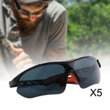 Maxbell 5x Sports Goggles Adult Protective Eyewear for Cycling Sports Outdoor Sports grey