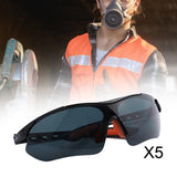 Maxbell 5x Sports Goggles Adult Protective Eyewear for Cycling Sports Outdoor Sports grey