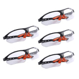 Maxbell 5x Sports Goggles Adult Protective Eyewear for Cycling Sports Outdoor Sports white