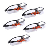 Maxbell 5x Sports Goggles Adult Protective Eyewear for Cycling Sports Outdoor Sports white
