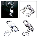 Maxbell Fidget Toy Keychain Sturdy Multifunctional Tool for Special Occasion Present Chrome