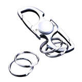 Maxbell Fidget Toy Keychain Sturdy Multifunctional Tool for Special Occasion Present Chrome