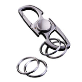 Maxbell Fidget Toy Keychain Sturdy Multifunctional Tool for Special Occasion Present Gray