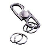 Maxbell Fidget Toy Keychain Sturdy Multifunctional Tool for Special Occasion Present Gray