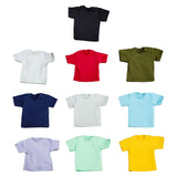 Maxbell 1/6 Scale Figure Doll Clothes T-shirt for 12 inch Male Female Action Figures Black