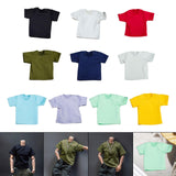 Maxbell 1/6 Scale Figure Doll Clothes T-shirt for 12 inch Male Female Action Figures Black