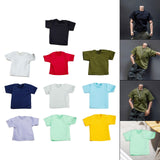 Maxbell 1/6 Scale Figure Doll Clothes T-shirt for 12 inch Male Female Action Figures Black