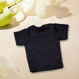 Maxbell 1/6 Scale Figure Doll Clothes T-shirt for 12 inch Male Female Action Figures Black