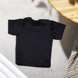 Maxbell 1/6 Scale Figure Doll Clothes T-shirt for 12 inch Male Female Action Figures Black