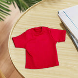 Maxbell 1/6 Scale Figure Doll Clothes T-shirt for 12 inch Male Female Action Figures Red