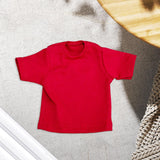Maxbell 1/6 Scale Figure Doll Clothes T-shirt for 12 inch Male Female Action Figures Red