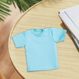 Maxbell 1/6 Scale Figure Doll Clothes T-shirt for 12 inch Male Female Action Figures Light Blue