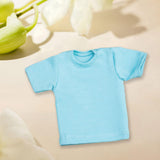 Maxbell 1/6 Scale Figure Doll Clothes T-shirt for 12 inch Male Female Action Figures Light Blue