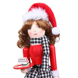 Maxbell 38cm Wooden Nutcracker Ornaments Nutcracker Figurines for Desktop Home Table Dessert