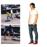 Maxbell 1/64 Scale People Figure Trendy Hand Painted for DIY Scene Diorama Dollhouse white