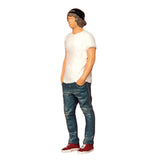 Maxbell 1/64 Scale People Figure Trendy Hand Painted for DIY Scene Diorama Dollhouse white