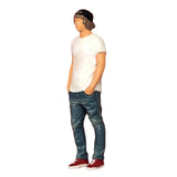 Maxbell 1/64 Scale People Figure Trendy Hand Painted for DIY Scene Diorama Dollhouse white