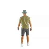 Maxbell 2Pcs 1/64 Man and Woman Figures Props A Couple for DIY Scene Micro Landscape