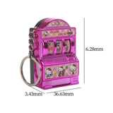 Maxbell Mini Slot Machine Keychain Gaming Gifts for Boys Girls Kids Adults Men Women Hello Kitty