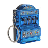 Maxbell Mini Slot Machine Keychain Gaming Gifts for Boys Girls Kids Adults Men Women Doraemon