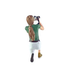 Maxbell 1/64 Beach Filming People Figure Crafts Resin for Scenery Landscape Ornament