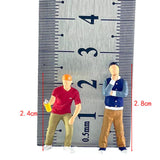 Maxbell 2 Pieces 1:64 Graffiti Boy Desk Decoration DIY Crafts for DIY Scene Ornament