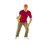 Maxbell 2 Pieces 1:64 Graffiti Boy Desk Decoration DIY Crafts for DIY Scene Ornament