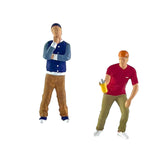 Maxbell 2 Pieces 1:64 Graffiti Boy Desk Decoration DIY Crafts for DIY Scene Ornament