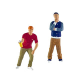 Maxbell 2 Pieces 1:64 Graffiti Boy Desk Decoration DIY Crafts for DIY Scene Ornament
