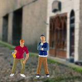 Maxbell 2 Pieces 1:64 Graffiti Boy Desk Decoration DIY Crafts for DIY Scene Ornament