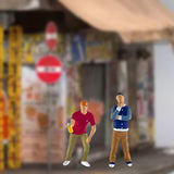 Maxbell 2 Pieces 1:64 Graffiti Boy Desk Decoration DIY Crafts for DIY Scene Ornament