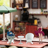 Maxbell 2x 1:64 Dating Boys Girls Model DIY Crafts for Diorama Miniature Scene Decor