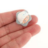 Maxbell Crafts Cartoon Stars Dollhouse Decor Fairy Garden Party Favors Glow at Night Blue