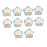 Maxbell Crafts Cartoon Stars Dollhouse Decor Fairy Garden Party Favors Glow at Night Blue